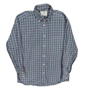 Spier & Mackay Dress Shirt Handmade Plaid Button Down Cotton 15.5 Medium
